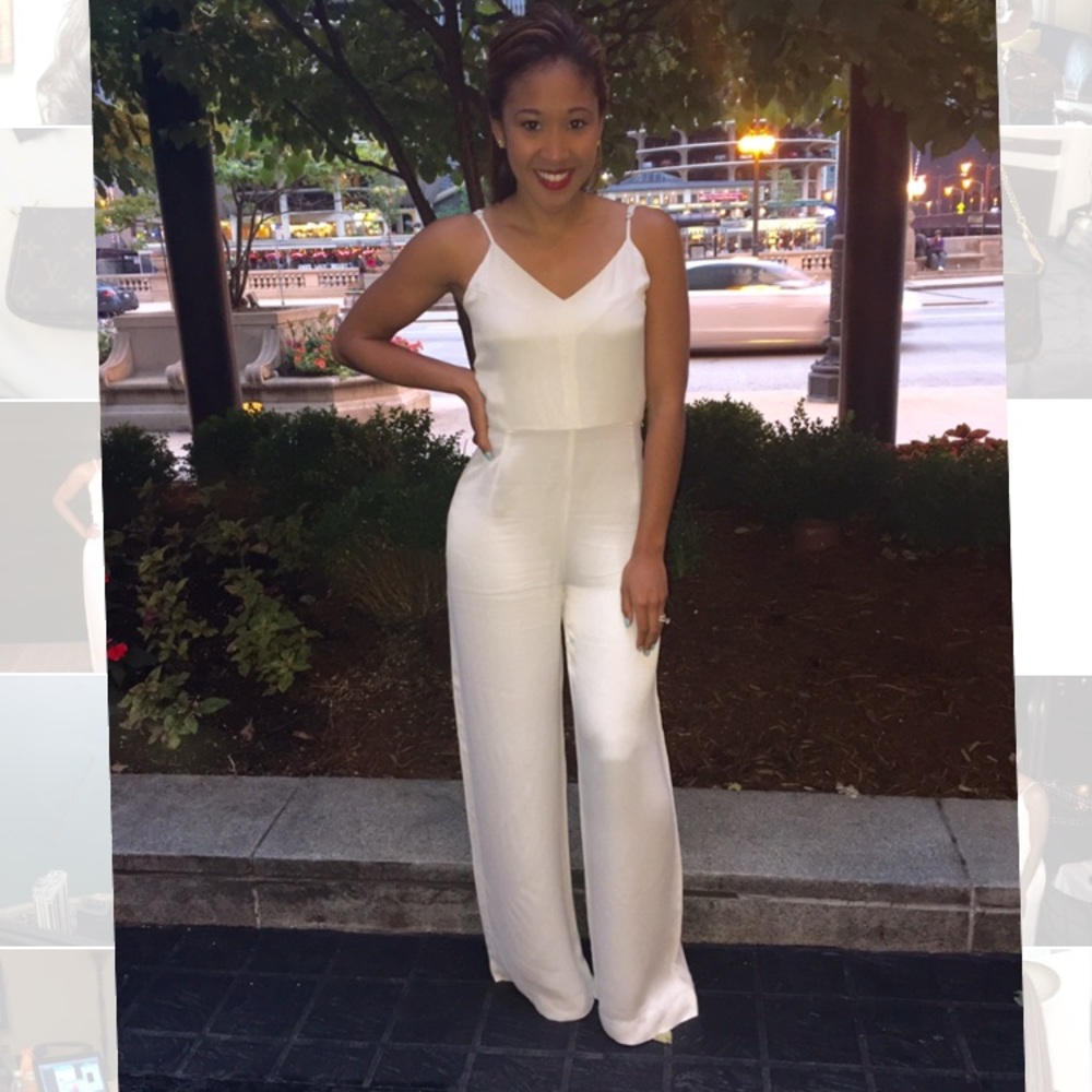White H&M jumpsuit